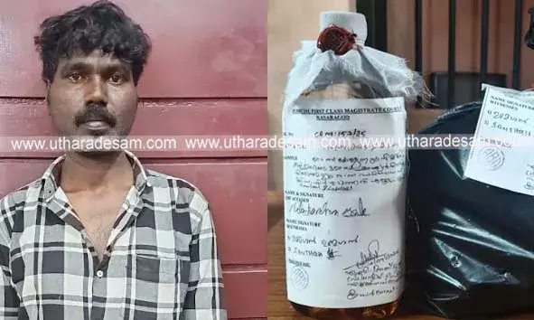 നെല്ലിക്കുന്ന് കടപുറത്ത് 2.7 ലിറ്റര് കര്ണാടക നിര്മ്മിത മദ്യവുമായി വില്പ്പനക്കാരന് അറസ്റ്റില് നെല്ലിക്കുന്ന് കടപുറത്ത് 2.7 ലിറ്റര് കര്ണാടക നിര്മ്മിത മദ്യവുമായി വില്പ്പനക്കാരന് അറസ്റ്റില്