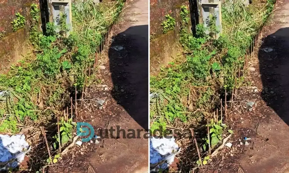 ദേശീയപാത സര്‍വീസ് റോഡില്‍ പതിയിരിപ്പുണ്ട് അപകടം; സ്ലാബ് തട്ടി വീണ് 48കാരന്റെ ദേഹത്ത് കമ്പി തുളച്ചു കയറി