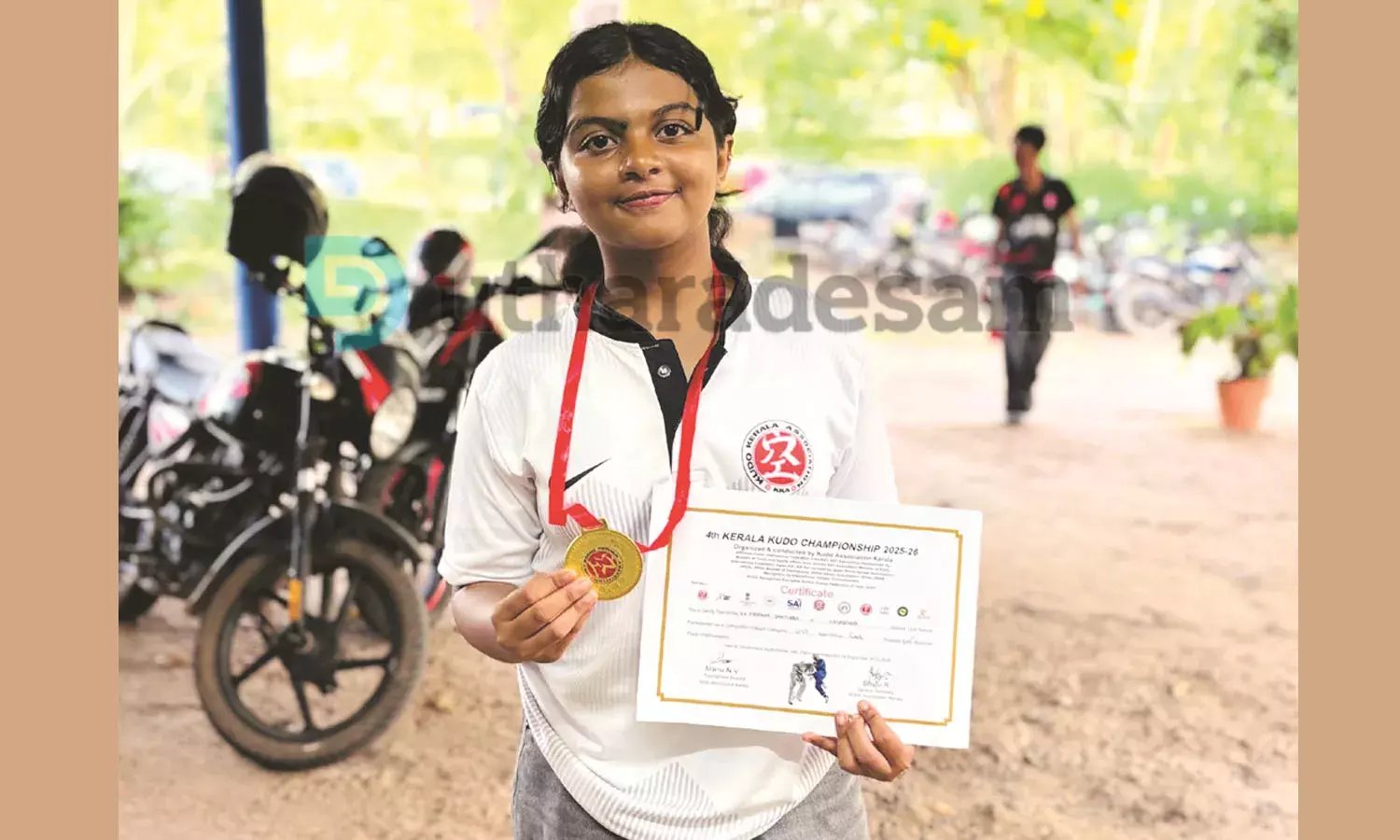 കുഡോ സംസ്ഥാന ചാമ്പ്യന്‍ഷിപ്പ്: അണ്ടര്‍ 13 വിഭാഗത്തില്‍  നീലേശ്വരം സ്വദേശിനിക്ക് സ്വര്‍ണം