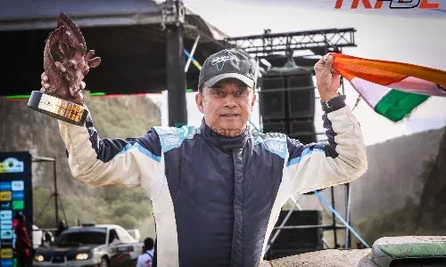 നൂറാം അന്താരാഷ്ട്ര റാലിക്കൊരുങ്ങി മൂസാ ഷരീഫ് നൂറാം അന്താരാഷ്ട്ര റാലിക്കൊരുങ്ങി മൂസാ ഷരീഫ്