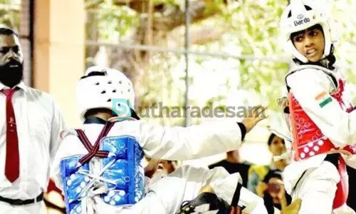 സംസ്ഥാന സ്കൂള് ഗെയിംസ് ഗ്രൂപ്പ് ഒന്ന് മത്സരങ്ങള് പുരോഗമിക്കുന്നു; തയ്ക്വാന്ഡോയില് കാസര്കോട് മുന്നില് സംസ്ഥാന സ്കൂള് ഗെയിംസ് ഗ്രൂപ്പ് ഒന്ന് മത്സരങ്ങള് പുരോഗമിക്കുന്നു; തയ്ക്വാന്ഡോയില് കാസര്കോട് മുന്നില്