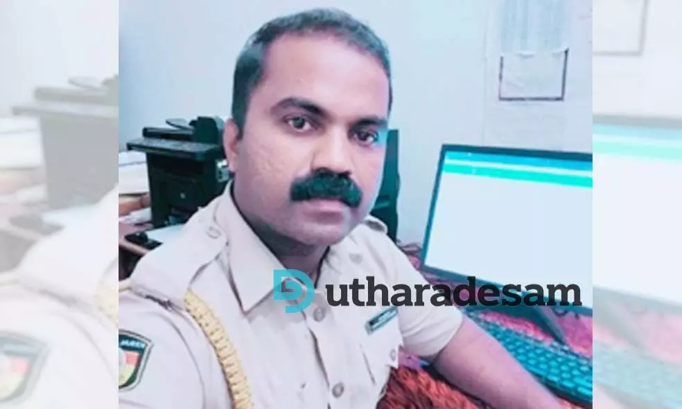 കാറിൽ ടിപ്പർ ലോറി ഇടിച്ച് പൊലീസുകാരന് ദാരുണാന്ത്യം