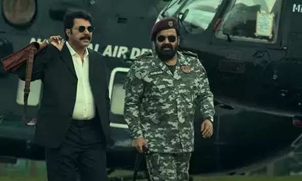 16 വര്‍ഷങ്ങള്‍ക്ക് ശേഷം മമ്മൂട്ടിയും മോഹന്‍ലാലും ഒന്നിക്കുന്ന പൊളിറ്റിക്കല്‍ ആക്ഷന്‍ ത്രില്ലര്‍ പാട്രിയറ്റ് , ടീസര്‍ പുറത്തിറങ്ങി