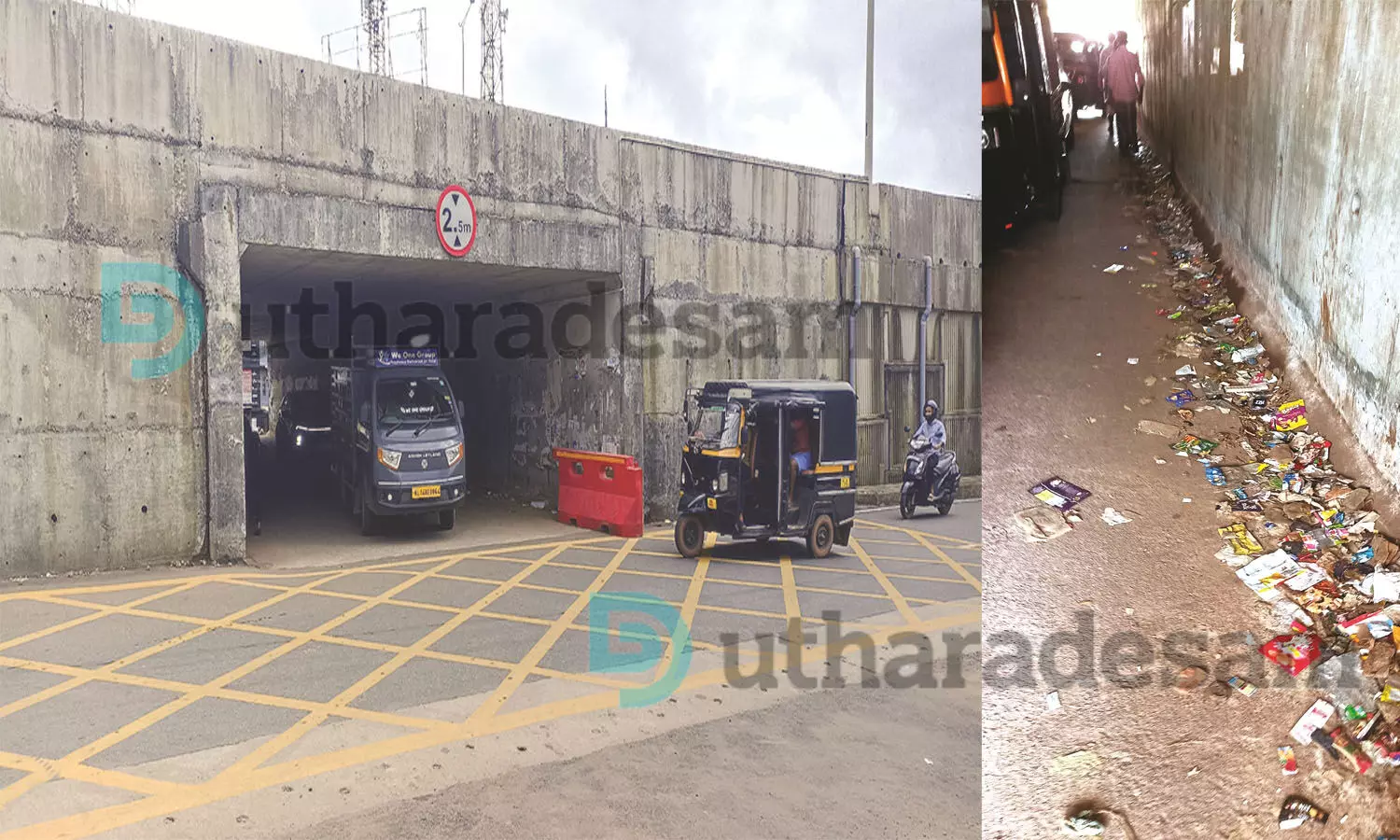 ഇങ്ങനെ മതിയോ അടിപ്പാതകള്‍; ചിലയിടങ്ങളിലെ അടിപ്പാതകളില്‍ ഗതാഗതം ദുരിതമയം