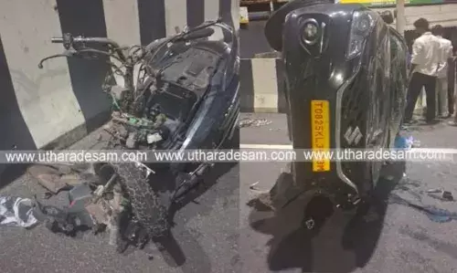 കുമ്പളയില്‍ ദിശ തെറ്റി വന്ന സ്‌കൂട്ടറും കാറും കൂട്ടിയിടിച്ച് ബി.ജെ.പി പ്രവര്‍ത്തകന്‍ മരിച്ചു