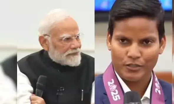 ഹനുമാന്‍ ടാറ്റൂ നിങ്ങളെ സഹായിച്ചിട്ടുണ്ടോ എന്ന് പ്രധാനമന്ത്രി; വൈറലായി ദീപ്തി ശര്‍മയുടെ മറുപടി