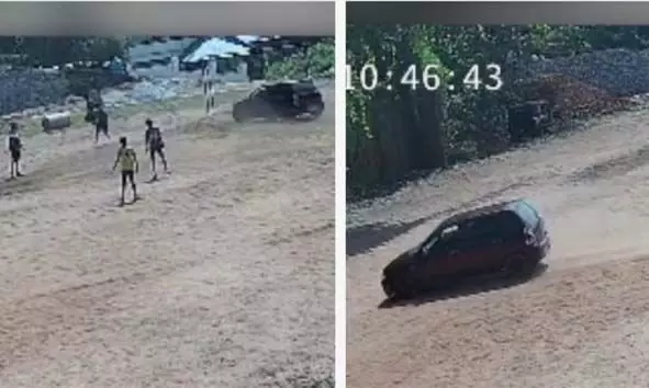 സ്‌കൂള്‍ ഗ്രൗണ്ടില്‍ കുട്ടികള്‍ക്കിടയിലേക്ക് കാര്‍ ഓടിച്ചു കയറ്റി അഭ്യാസ പ്രകടനം നടത്തിയത് 16 കാരന്‍; കടുത്ത നടപടി