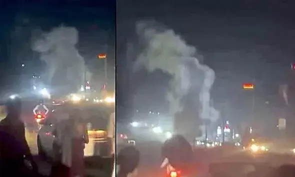 സൂറത്ത് കല്‍ ജംഗ്ഷന് സമീപം സിഎന്‍ജി ടാങ്കര്‍ ചോര്‍ന്നു; ഹൈവേ താല്‍ക്കാലികമായി അടച്ചു