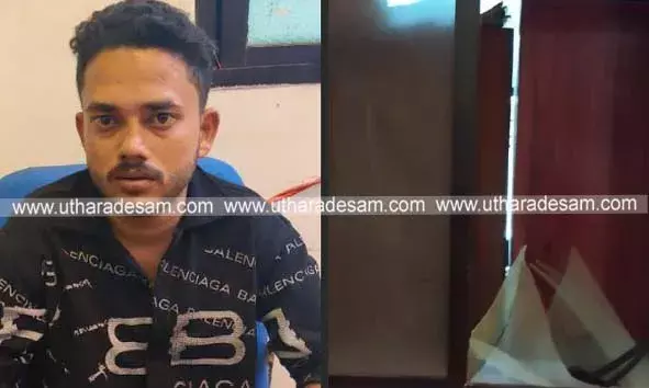 സ്റ്റേഷനില്‍ അതിക്രമം,പൊലീസുകാരെ കയ്യേറ്റം ചെയ്തു, ജനല്‍ ഗ്ലാസ് തകര്‍ത്തു; നിരവധി കേസുകളിലെ പ്രതി പിടിയില്‍