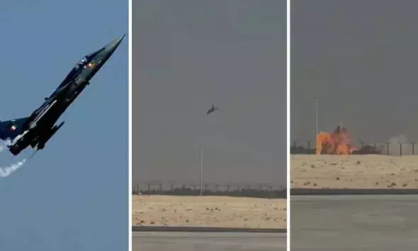 ദുബായ് എയര്‍ ഷോയുടെ പ്രദര്‍ശനത്തിനിടെ തേജസ് യുദ്ധവിമാനം തകര്‍ന്നുവീണു; പൈലറ്റ് മരിച്ചതായി സ്ഥിരീകരണം