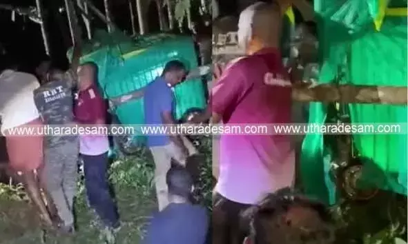 പുല്ലൂര്‍ കൊടവലത്ത് കുളത്തില്‍ വീണ പുലിയെ നിരീക്ഷണത്തിനായി ഫോറസ്റ്റ് റെയ്ഞ്ച് ഓഫീസില്‍ പാര്‍പ്പിച്ചു