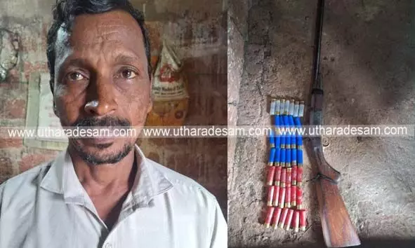 കള്ള തോക്കും തിരകളുമായി അറസ്റ്റിലായ പെര്‍ള സ്വദേശി റിമാണ്ടില്‍