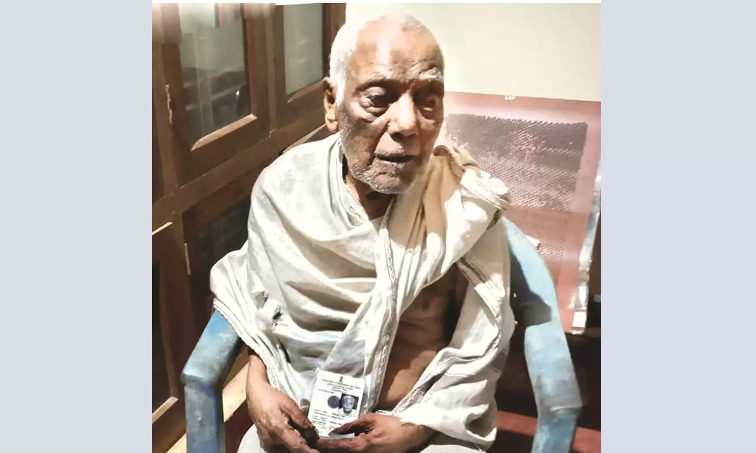 105കാരനായ എങ്കപ്പു നായ്ക്  ജില്ലയിലെ മുതിര്‍ന്ന വോട്ടര്‍