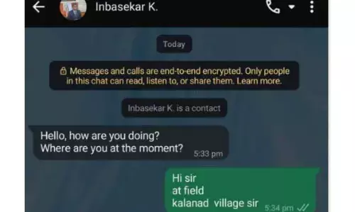 കാസര്‍കോട് ജില്ലാ കലക്ടറുടെ പേരില്‍ വ്യാജ വാട്‌സ് ആപ്പ് അക്കൗണ്ട്; ജാഗ്രത പാലിക്കാന്‍ നിര്‍ദേശം