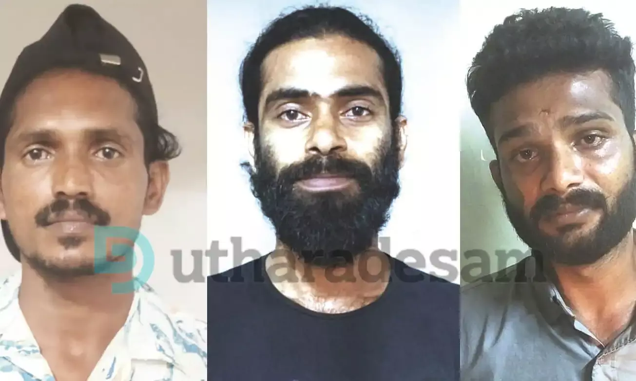 എം.ഡി.എം.എയുമായി മൂന്നുപേര്‍ അറസ്റ്റില്‍; ഓടിരക്ഷപ്പെടുന്നതിനിടെ ഒരാളുടെ കാലൊടിഞ്ഞു