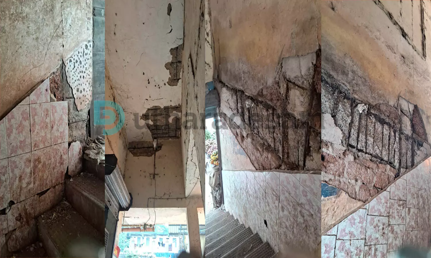 കാസര്‍കോട് മത്സ്യമാര്‍ക്കറ്റ് ഷോപ്പിംഗ് കോംപ്ലക്‌സ്  കെട്ടിടം പൊട്ടിപ്പൊളിഞ്ഞ് അപകടാവസ്ഥയില്‍