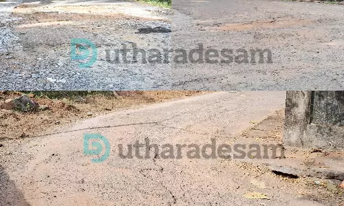 നഗരത്തിലെ പോക്കറ്റ് റോഡുകള് പലതും തകര്ന്നു; യാത്ര ദുരിതപൂര്ണ്ണം നഗരത്തിലെ പോക്കറ്റ് റോഡുകള് പലതും തകര്ന്നു; യാത്ര ദുരിതപൂര്ണ്ണം
