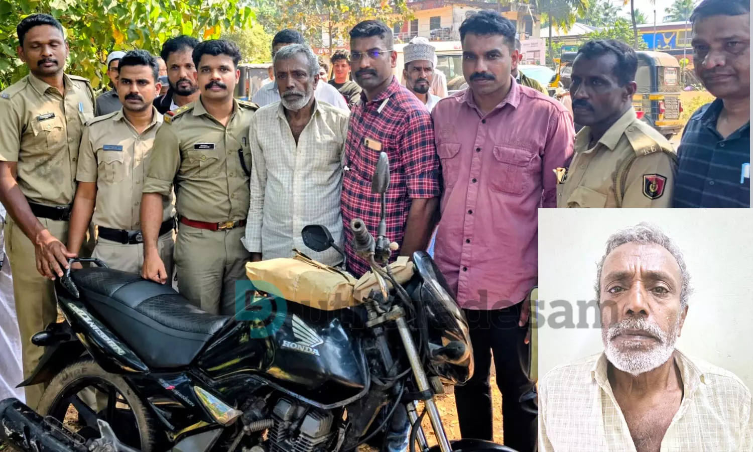 വില്‍പ്പനക്കായി ബൈക്കില്‍ കടത്തിക്കൊണ്ടുവന്ന 1.895 ഗ്രാം കഞ്ചാവുമായി മധ്യവയസ്‌കന്‍ അറസ്റ്റില്‍