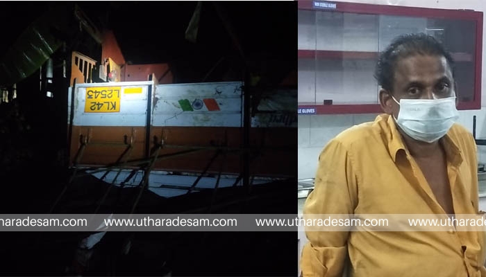 അപകടത്തില്‍പെട്ട ലോറിയില്‍ കുടുങ്ങിയ ഡ്രൈവറെ കോവിഡ് ഭീതി കാരണം ആരും തിരിഞ്ഞുനോക്കിയില്ല; സിവില്‍ ഡിഫന്‍സ് അംഗങ്ങള്‍ രക്ഷക്കെത്തി
