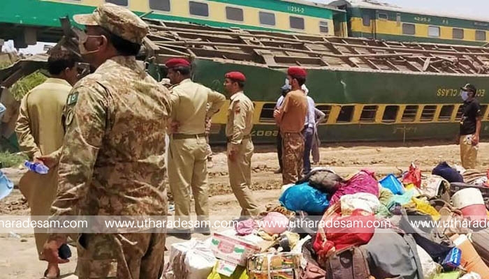 പാക്കിസ്ഥാനില്‍ എക്‌സ്പ്രസ് ട്രെയിനുകള്‍ കൂട്ടിയിടിച്ച് 30 മരണം; രക്ഷാപ്രവര്‍ത്തനം തുടരുന്നു