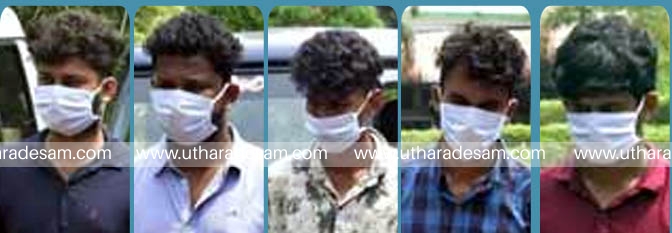 മംഗളൂരു പമ്പ്‌വെലിലെ ലോഡ്ജില്‍ വെച്ച് യുവാവിനെ കുത്തിക്കൊലപ്പെടുത്തിയ കേസില്‍ സുഹൃത്തുക്കളായ അഞ്ച് പ്രതികള്‍ അറസ്റ്റില്‍