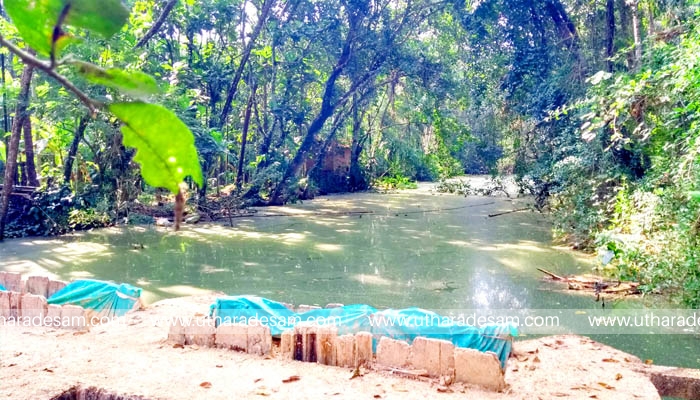 കര്‍ഷക കൂട്ടായ്മയില്‍ തടയണ നിര്‍മ്മിച്ചു; പുഴകളിലും തോടുകളിലും ജലനിരപ്പുയര്‍ന്നു
