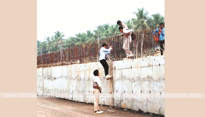 സ്‌കൂളിലെത്താന്‍ സാഹസികത കാട്ടണം; പെര്‍വാട്ട് വിദ്യാര്‍ത്ഥികള്‍ക്ക് ദുരിതം