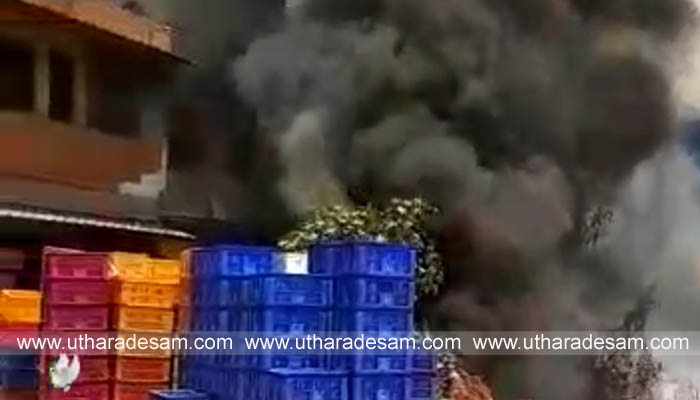കോട്ടച്ചേരിയില്‍ തീപിടിത്തം; അഗ്‌നി രക്ഷാസേനയുടെ ഇടപെടലില്‍ ഒഴിവായത് വന്‍ ദുരന്തം